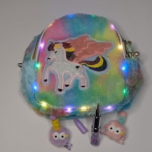 Girls Light-up Unicorn Backpack